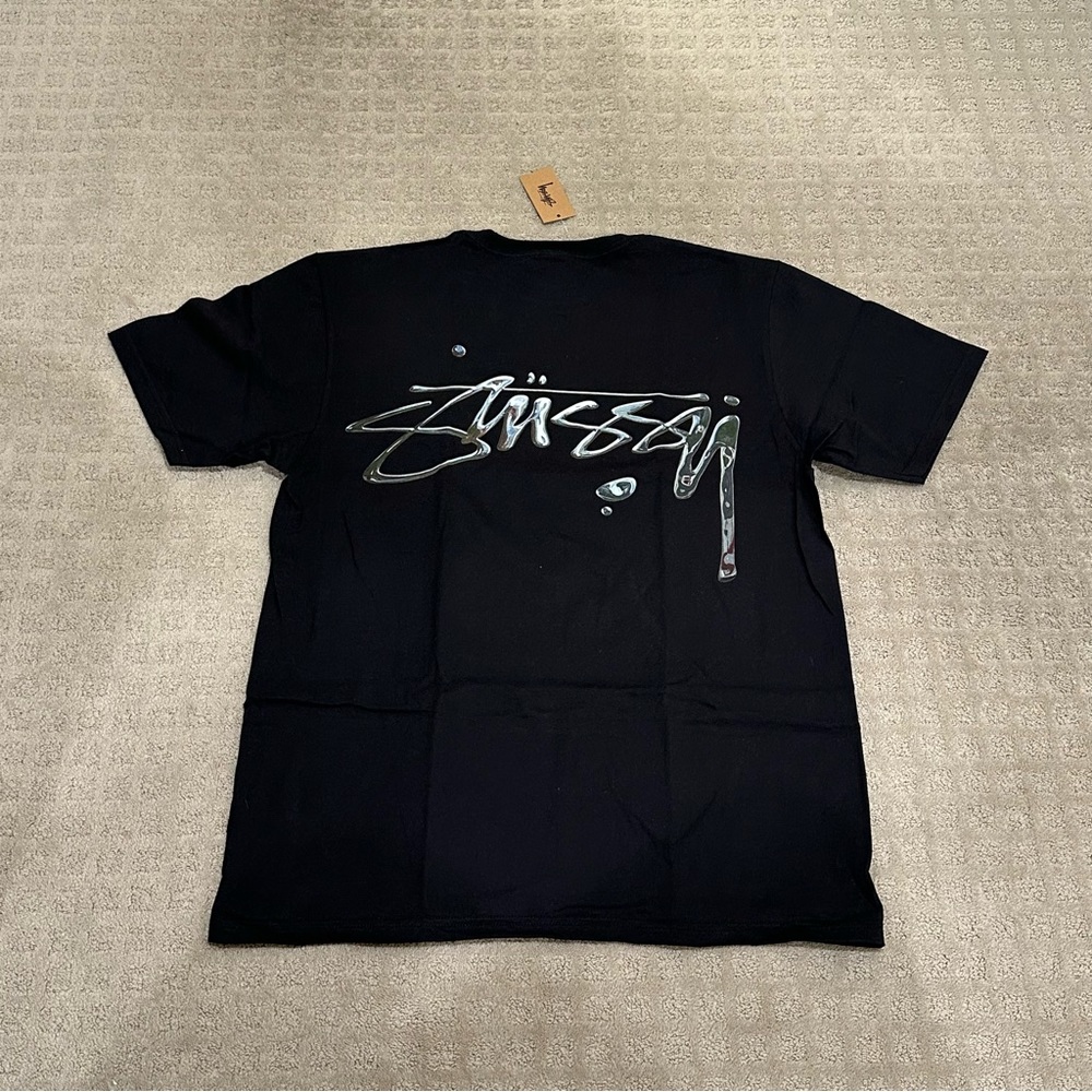 Stussy SS23 Black Mercury Tee NWT